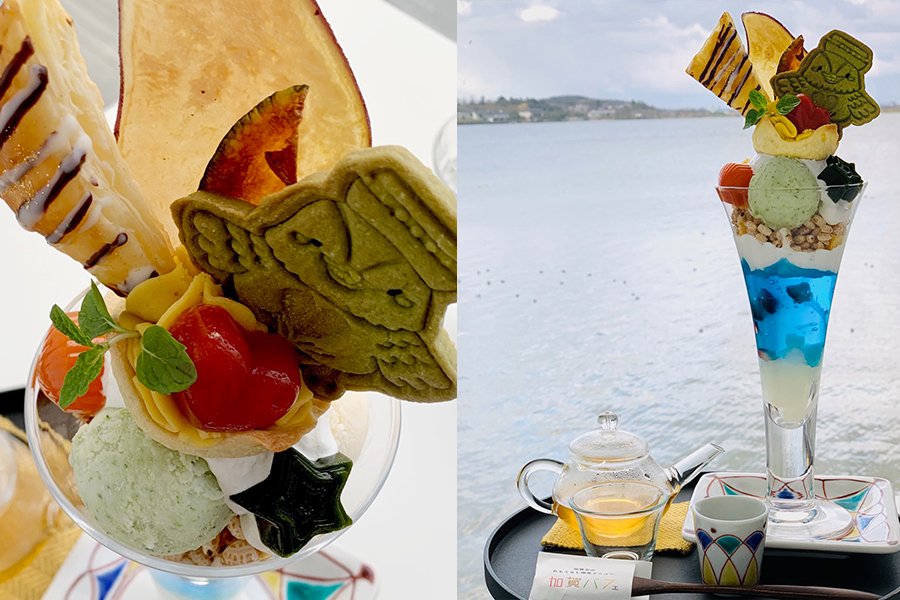 片山津温泉 まちカフェ自慢のテラス席でランチ And Trip たびびと